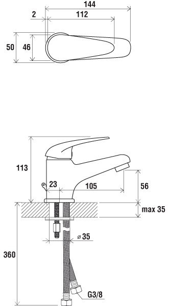 Смеситель Ravak SN 012.00