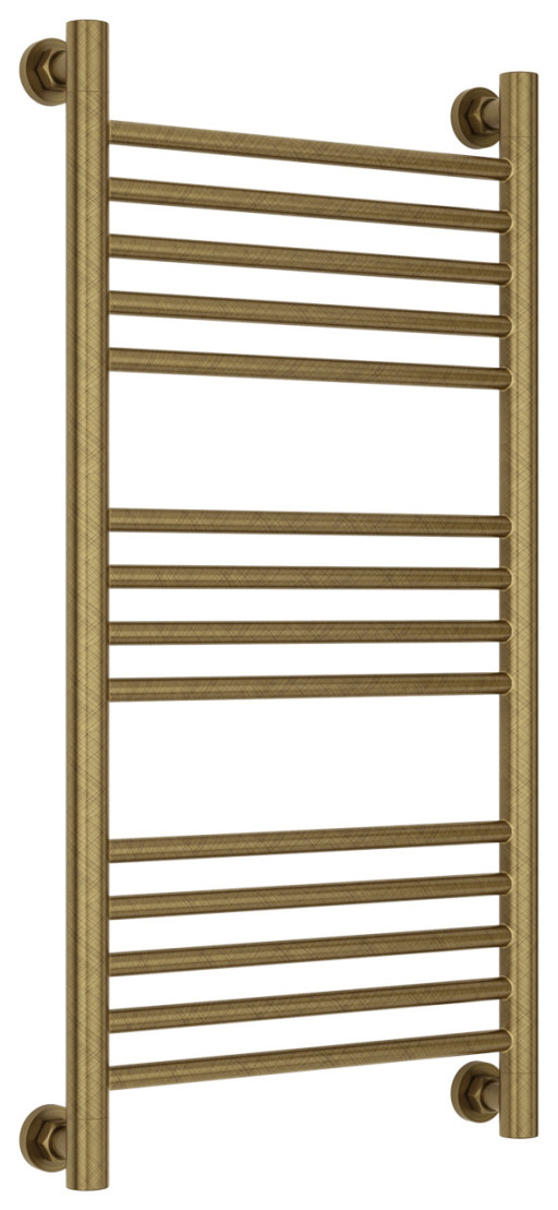 Полотенцесушитель водяной Сунержа Богема+ прямая 800х400 Состаренная бронза