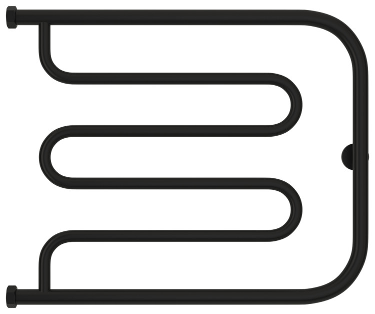 Полотенцесушитель водяной Сунержа Лира+ 500х650 Матовый чёрный