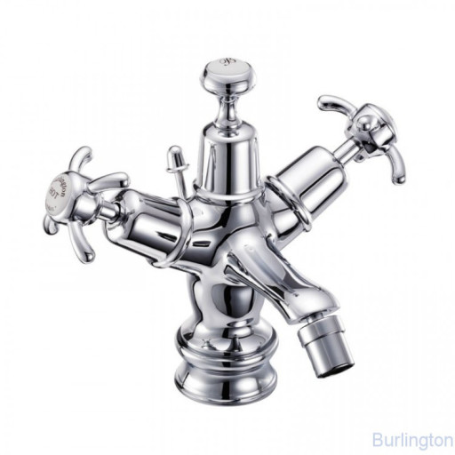 Смеситель для биде на 1 отверстие Regent, с донным клапаном [ANR13]