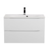 База под раковину подвесная с двумя выкатными ящиками, 800x450x500 BelBagno MARINO-800-2C-SO-RW-P