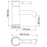 WasserKRAFT Main 4105 Смеситель для умывальника