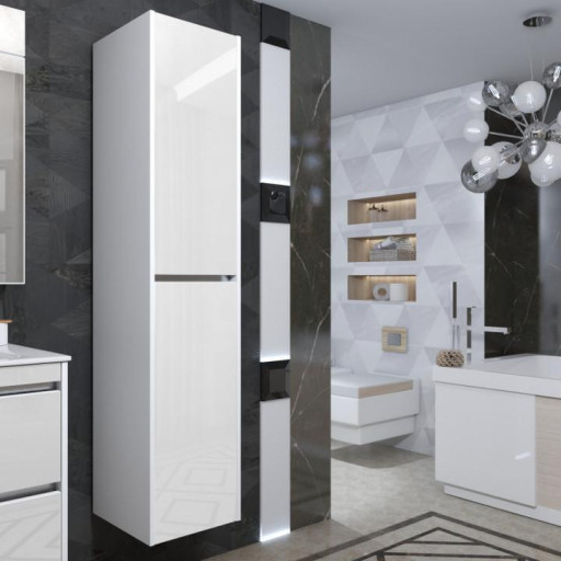 Пенал Opadiris Фреш 35 см белый