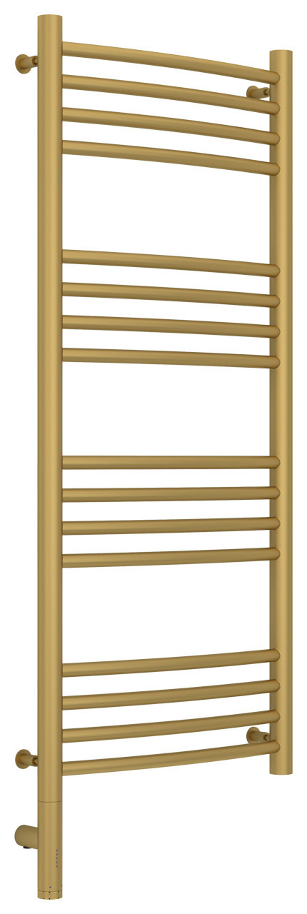 Полотенцесушитель электрический Сунержа Богема 3.0 выгнутая 1000х400 МЭМ левый Матовое золото