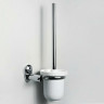 WasserKRAFT Аксесс Main K-9227C Щетка для унитаза (блистер), КЕРАМИКА, с подств, навесная, хром, WasserKRAFT