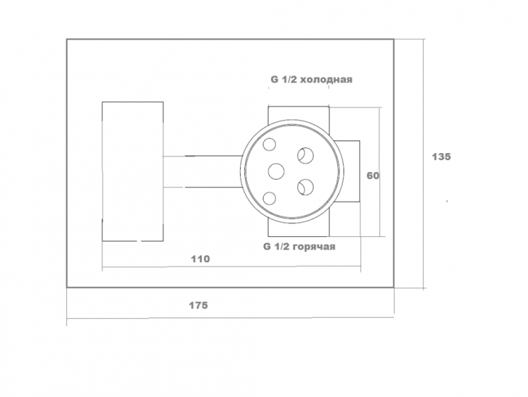 Гигиенический душ со смесителем Bronze de Luxe Windsor 10136