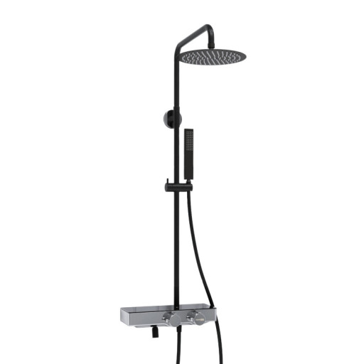 WasserKRAFT A114.258.218.CB Thermo Душевой комплект с термостатическим смесителем