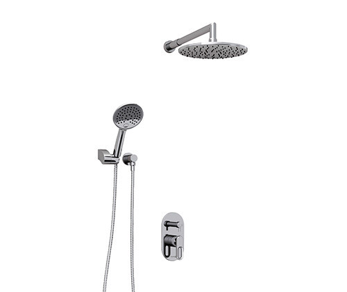 WasserKRAFT A16830 Встраиваемый комплект для душа с верхней душевой насадкой и лейкой