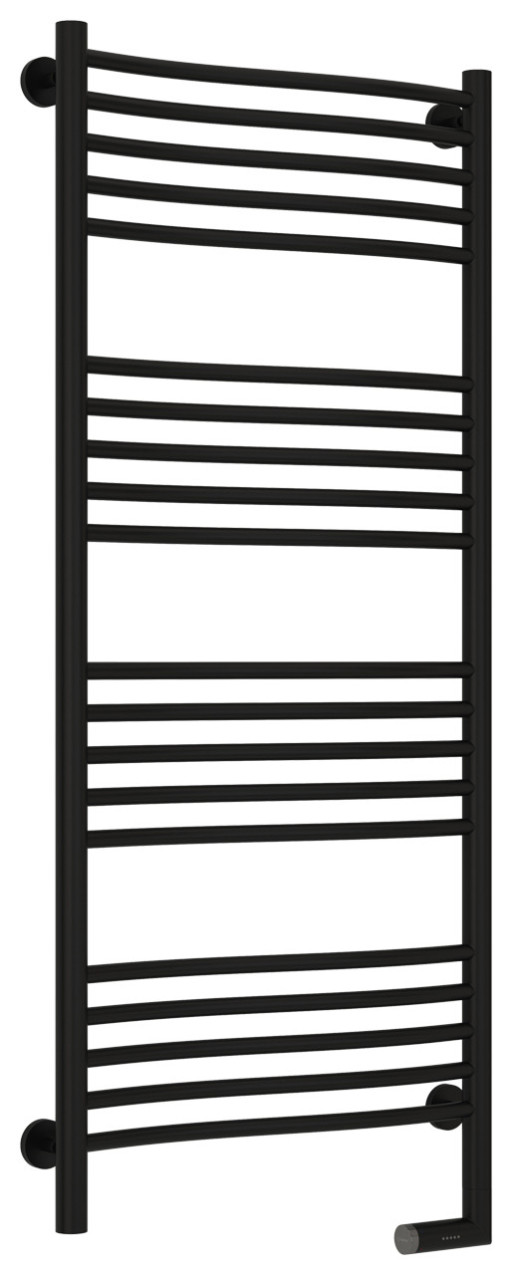 Полотенцесушитель электрический Сунержа Флюид 2.0 1200х500 МЭМ правый Матовый чёрный