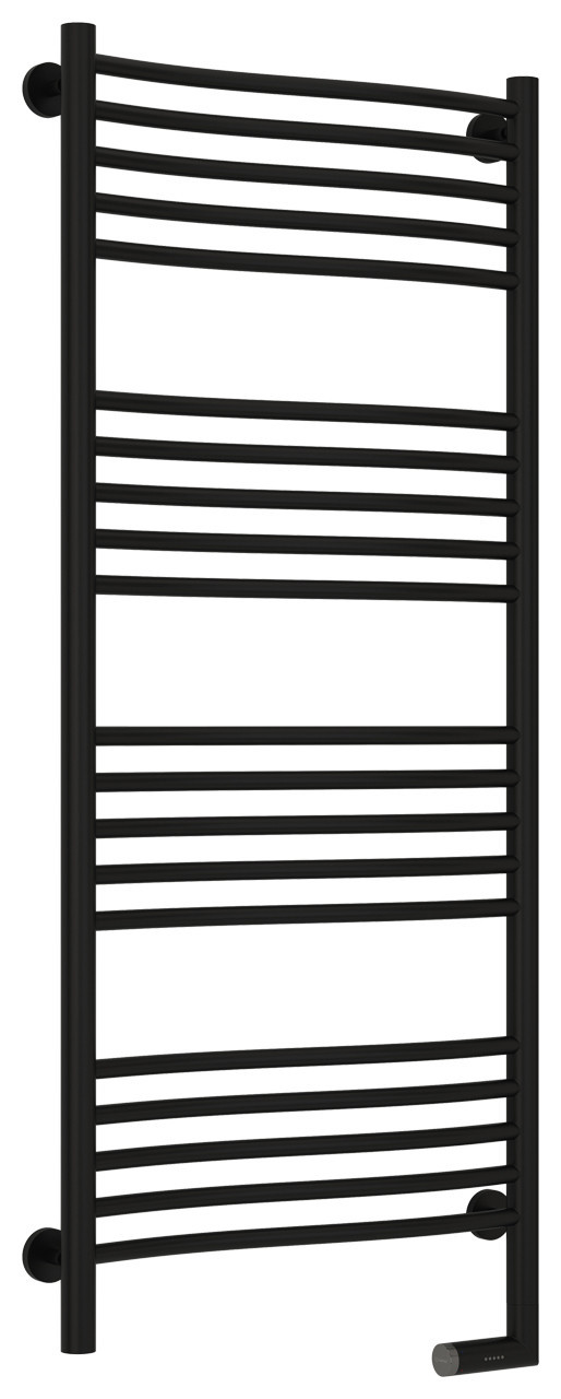 Полотенцесушитель электрический Сунержа Флюид 2.0 1200х500 МЭМ правый Матовый чёрный