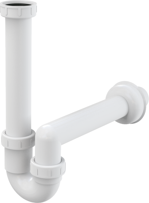 Сифон трубчатый с накидной гайкой 6/4&quot; Alcadrain A80-DN40