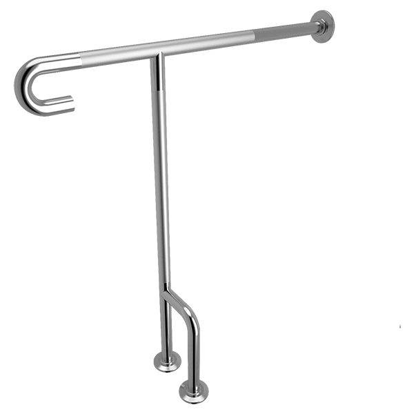Поручень опорный напольный под углом 90°