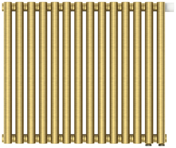 Отопительный радиатор Сунержа Эстет-00 EU50 500х630 14 секций Состаренная латунь