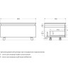 Тумба нижняя с одним выкатным ящиком 800x480x315 Cezares SLIDER-800-1C-PI-BO