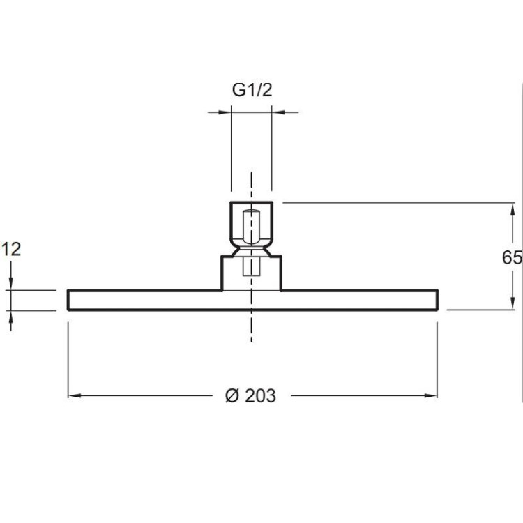 Верхний душ Jacob Delafon EO E14536-CP