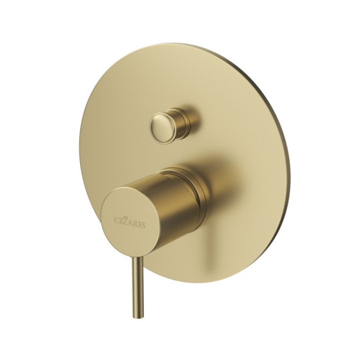 Встраиваемый однорычажный смеситель c тонкой ручкой Cezares LEAF-VDIM-L-ST