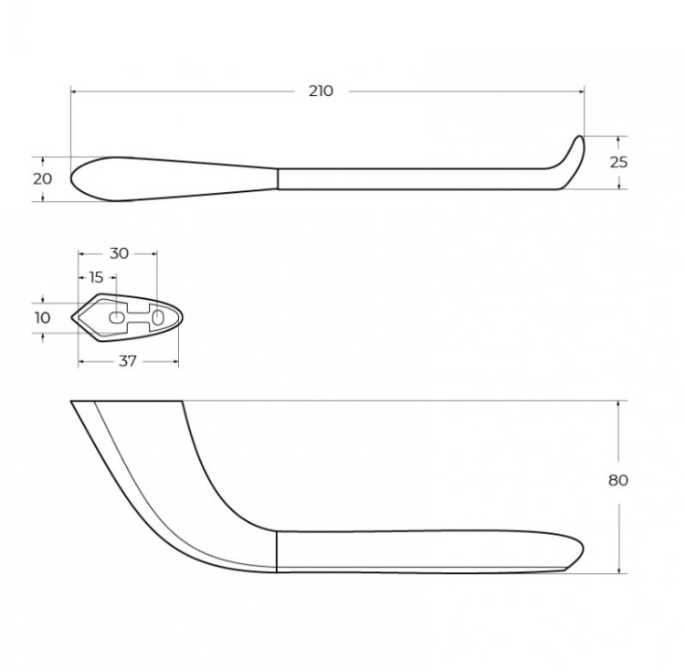Держатель для туалетной бумаги Cezares LINER-PH-01