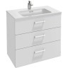 Тумба под раковину Jacob Delafon Vox 80 3 ящика прямоугольные ручки