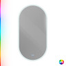 Зеркало с контурной разноцветной подсветкой RGB и сенсорным выключателем, 12V, 220-240V, Cezares CZR-SPC-ELS-550-1050-RGB-TCH