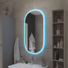 Зеркало с контурной разноцветной подсветкой RGB и сенсорным выключателем, 12V, 220-240V, Cezares CZR-SPC-ELS-550-1050-RGB-TCH