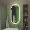 Зеркало с контурной разноцветной подсветкой RGB и сенсорным выключателем, 12V, 220-240V, Cezares CZR-SPC-ELS-550-1050-RGB-TCH