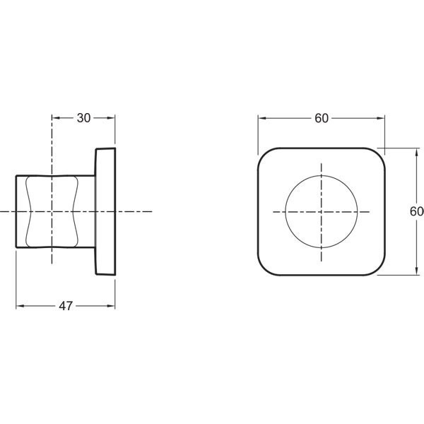 Держатель душевой лейки Jacob Delafon Modulo 8464D-CP
