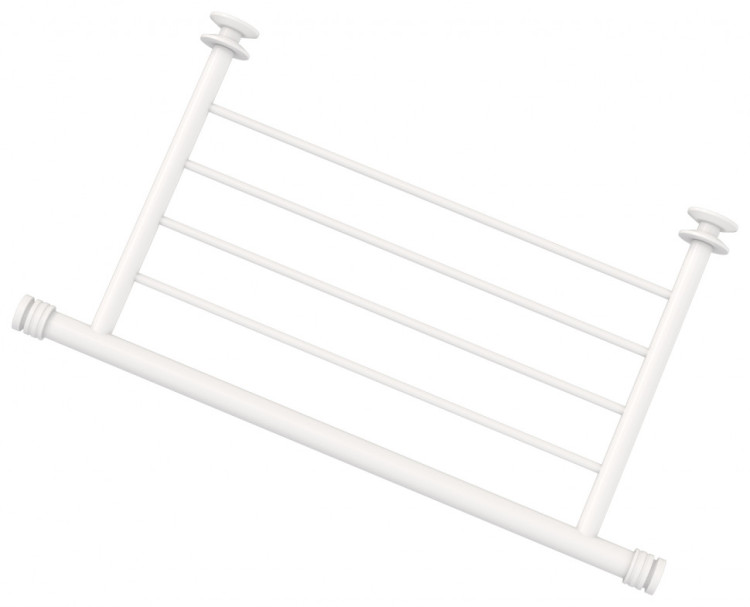 Полка прямая Сунержа 4П 370 Матовый белый