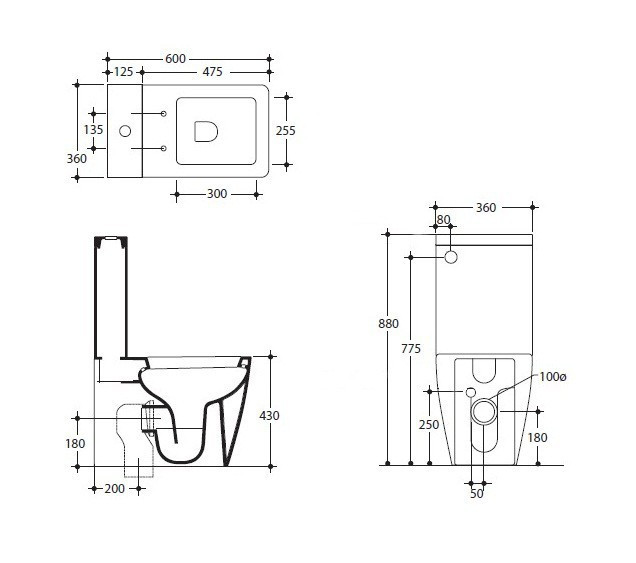 Унитаз Kerasan Ego 3217