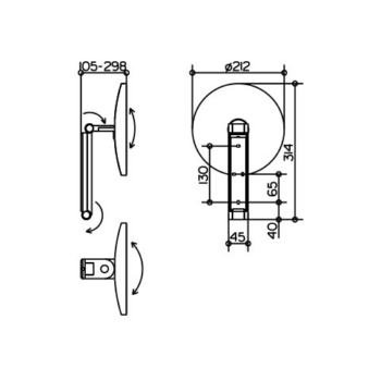 Косметическое зеркало Keuco iLook move 17612 010000
