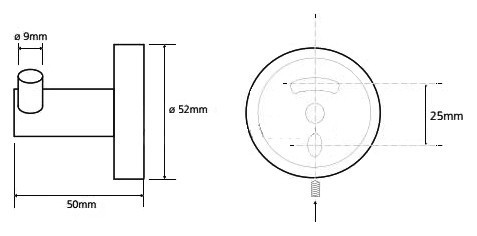 Крючок Bemeta Trend-i 104106038