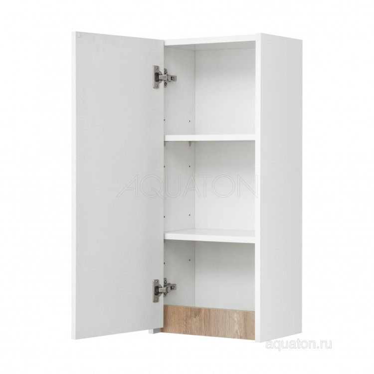Шкафчик Aquaton Марти белый глянец/дуб эндгрейн 1A270203MY010