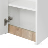 Шкафчик Aquaton Марти белый глянец/дуб эндгрейн 1A270203MY010