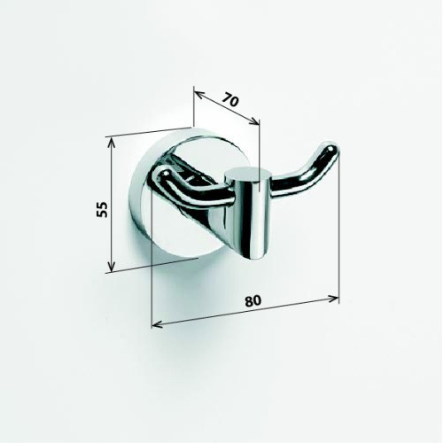 Крючок для полотенец Bemeta Omega 104206032