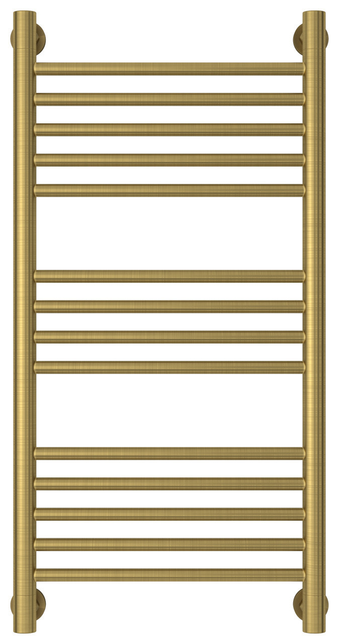 Полотенцесушитель водяной Сунержа Богема+ прямая 800х400 Состаренная латунь