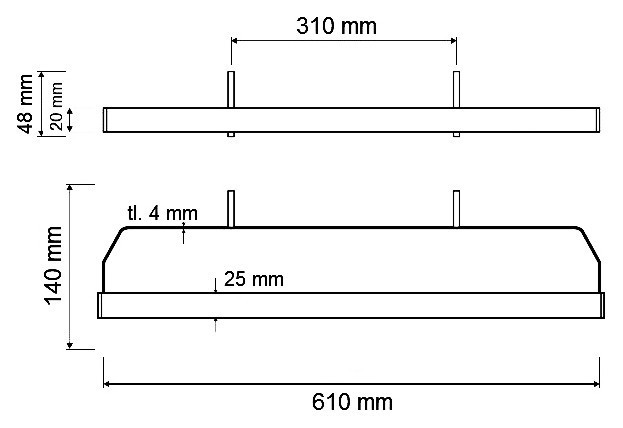 Полотенцедержатель на радиатор Bemeta Rawell 101204161