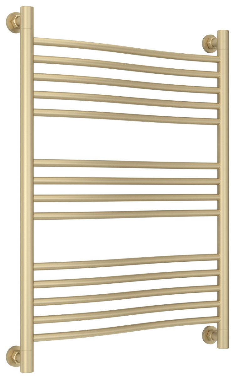 Полотенцесушитель водяной Сунержа Флюид+ 800х600 Матовая шампань