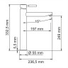 WasserKRAFT Main 4103H Смеситель для умывальника