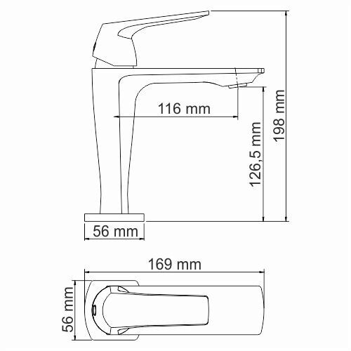 WasserKRAFT Neime 1903 Смеситель для умывальника