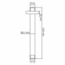 WasserKRAFT A234 Потолочный излидля душа