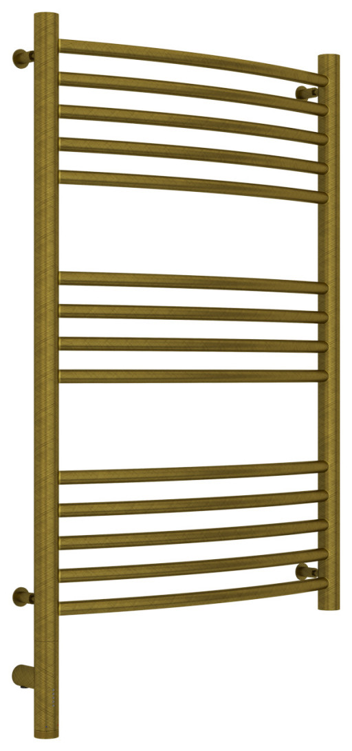 Полотенцесушитель электрический Сунержа Богема 3.0 выгнутая 800х500 МЭМ левый Состаренная бронза