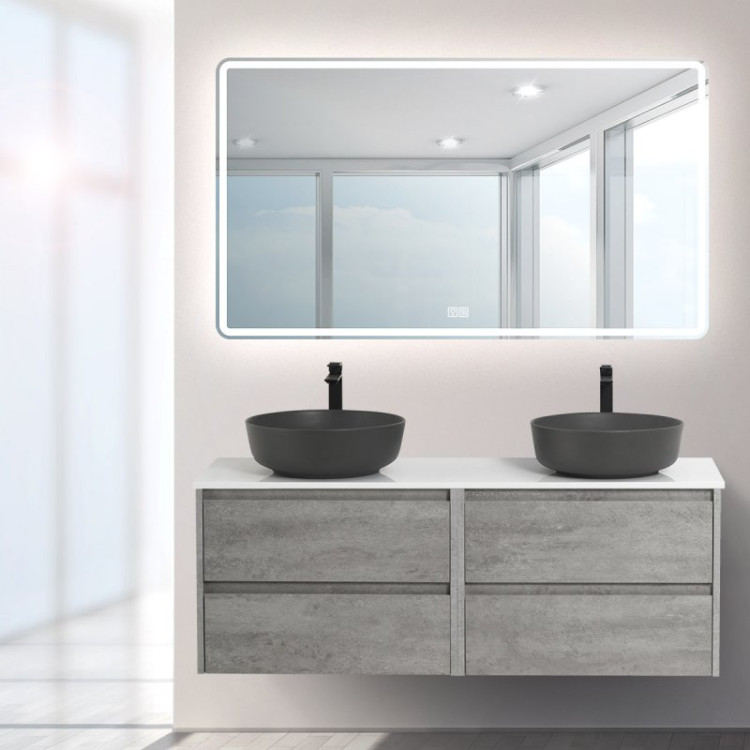 База под раковину подвесная с двумя выкатными ящиками BelBagno KRAFT-700-2C-SO-RT