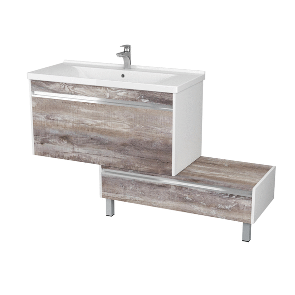 Комод AQUATON Капри 80 бетон пайн 1A231103KPDA0