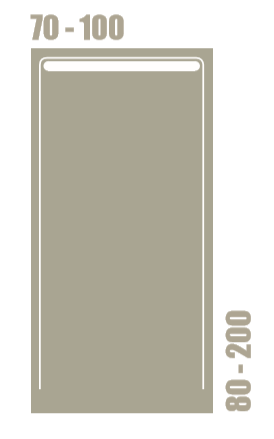 Поддон из искусственного мрамора (акрон) с сифоном и декоративной накладкой в комплекте Cezares PLATO_DUO_SLATE_90_NEGRO_120x90