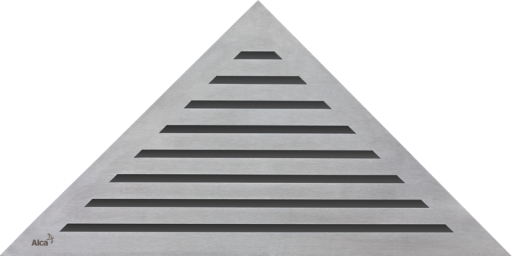 Решетка для углового водоотводящего желоба, нержавеющая сталь-мат Alcadrain LIFE