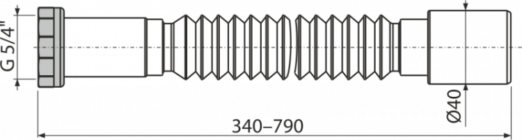 Гибкое соединение 5/4