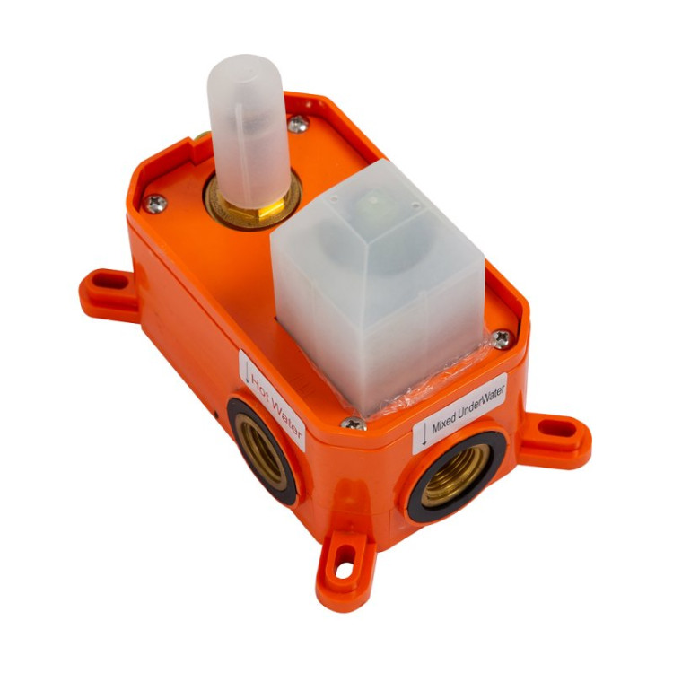 Встраиваемый однорычажный смеситель для душа с переключателем на 2 выхода Cezares ROM-VDI-CRM