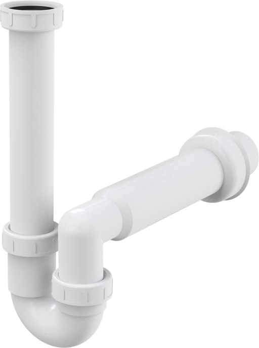 Сифон трубчатый с накидной гайкой 6/4&quot; Alcadrain A80-DN50