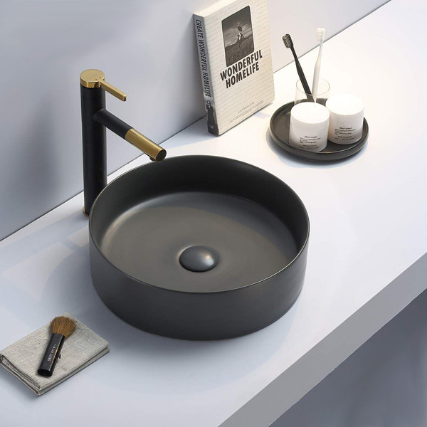 COMFORTY. Раковина 9110 MDH графит матовый