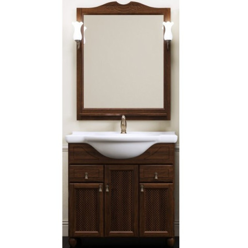 Комплект мебели для ванной Opadiris Тибет 80 с решеткой