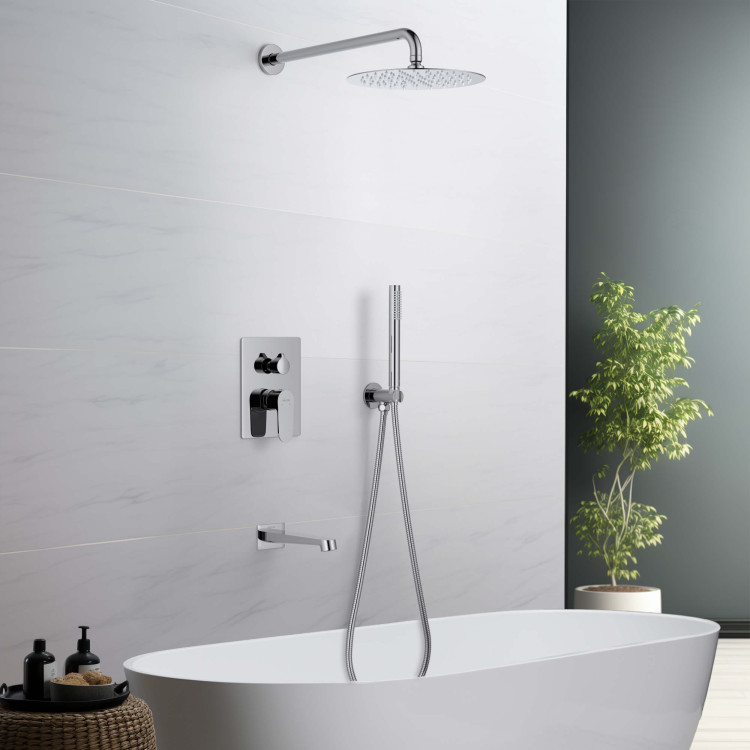 Set 4 в 1 душевой комплект Aquatek AQ1273CR ОБЕРОН